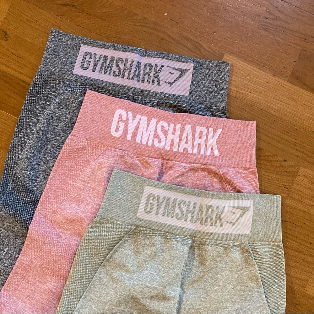 THREE Gymshark Flex Leggings (Medium)